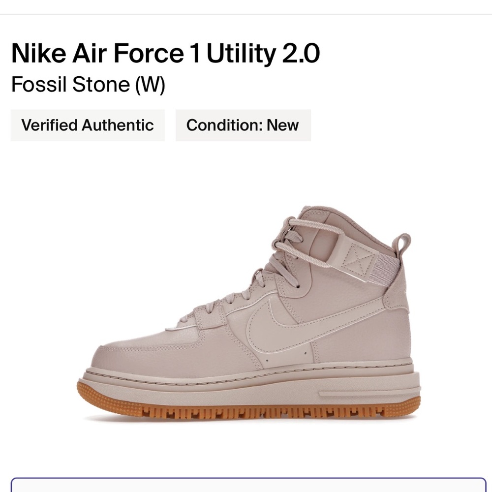 Nike Fossil Stone Utility Boot Size 10 in women Brand new never worn